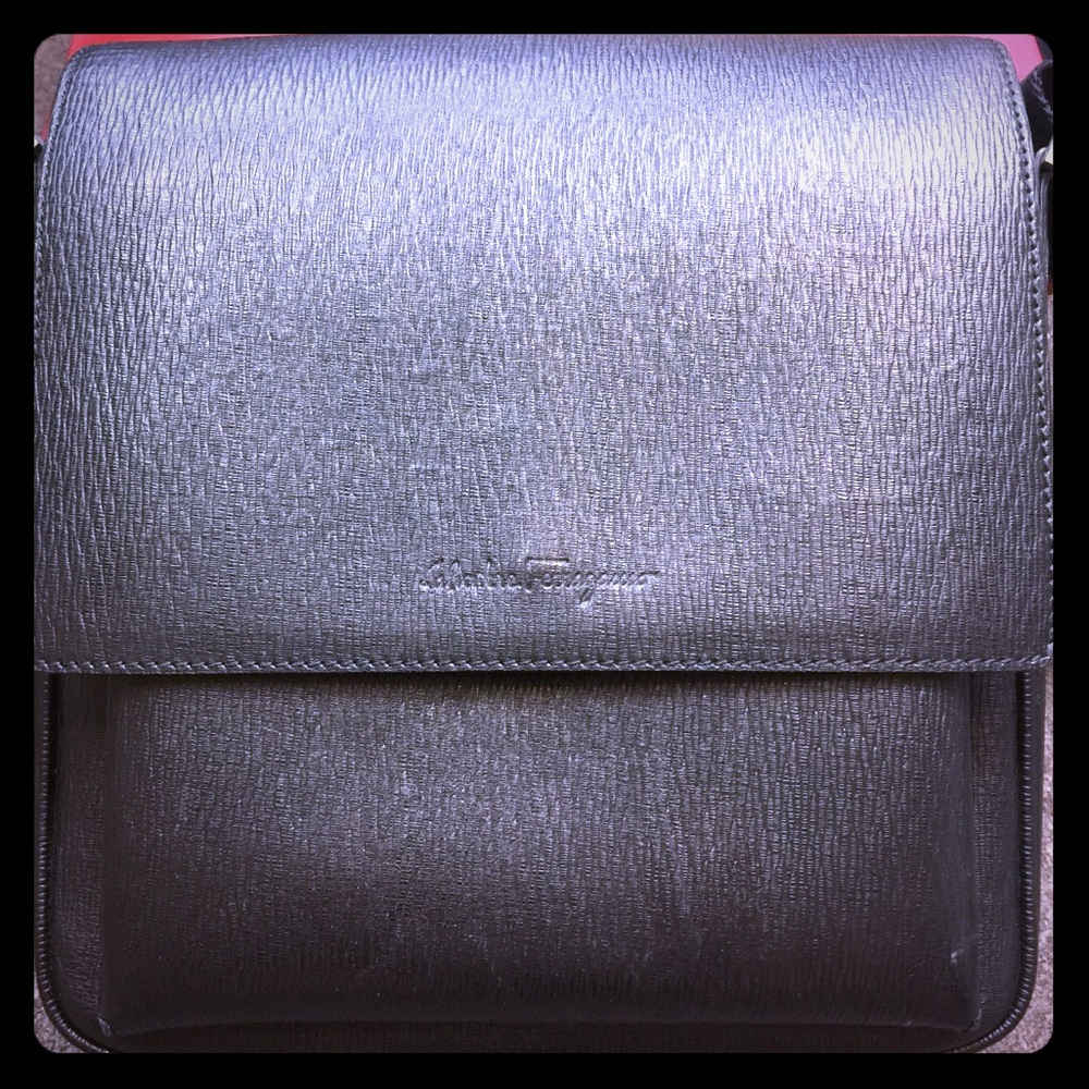Salvatore Ferragamo Revival Leather Messenger bag